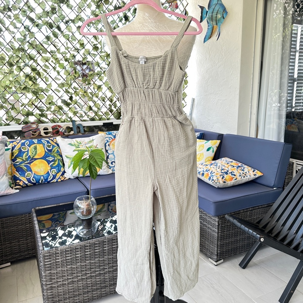 Justify Women's Olive Jumpsuit